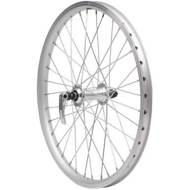Front wheel Mach1 ER-10 Silver - 20" - Velox Urban - Quick release