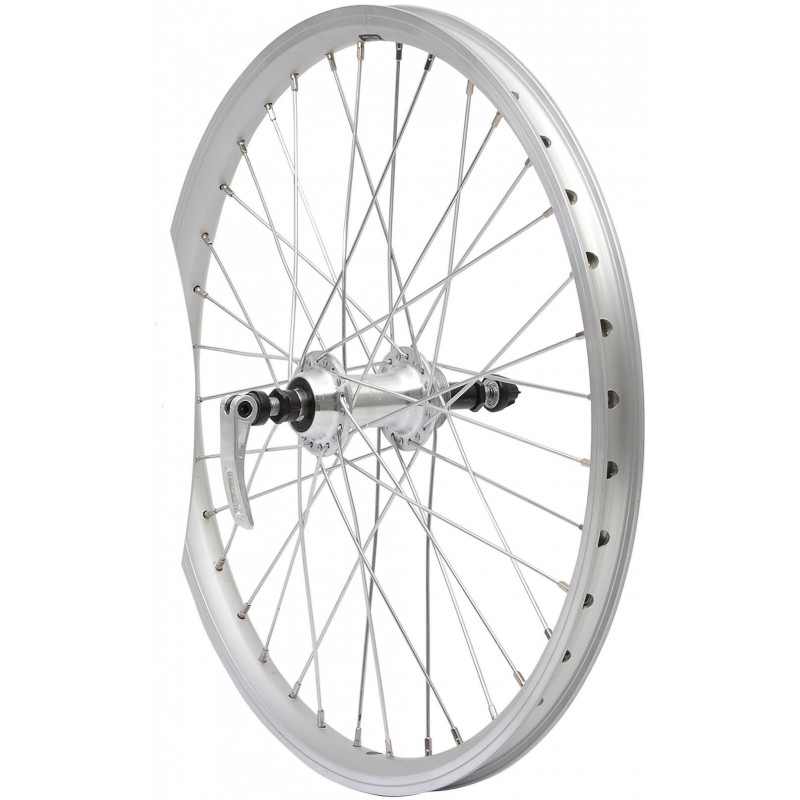 Rear wheel Mach1 ER-10 Silver - 20" - Velox Urban RL 5/6/7V - Quick release
