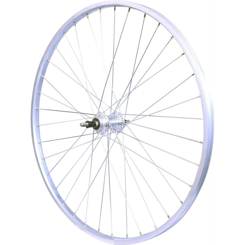 Rear wheel Mach1 M110 Silver - 26" - Velox Urban RL 1V - Nuts Rear wheel Mach1 M110 Silver - 26" - Velox Urban RL 1V - Nuts