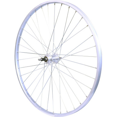 Rear wheel Mach1 M110 Silver - 26" - Velox Urban RL 1V - Nuts