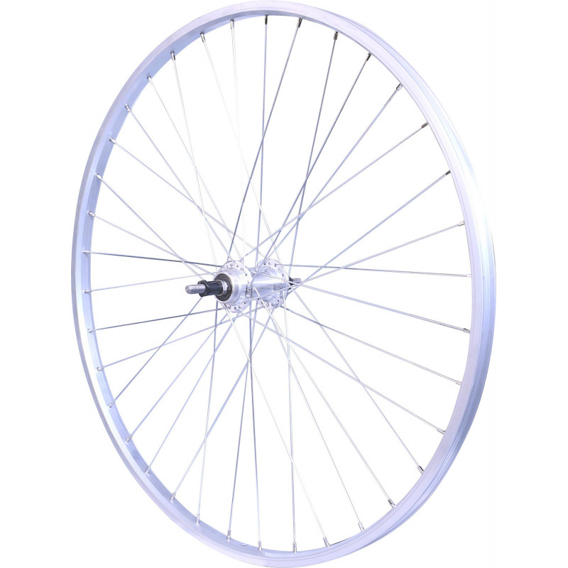 Rear wheel Mach1 M110 Silver - 28" - Velox Urban RL 1V - Nuts Rear wheel Mach1 M110 Silver - 28" - Velox Urban RL 1V - Nuts