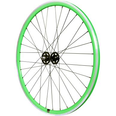 Front wheel Mach1 550 Green - Velox Track - Nuts