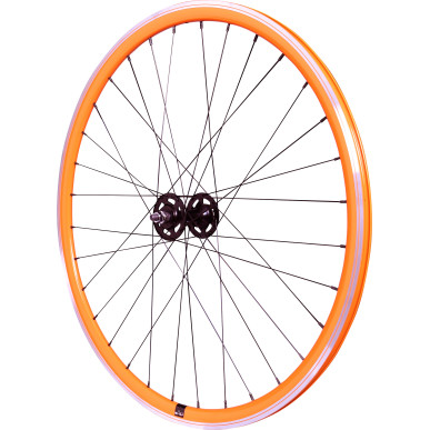 Front wheel Mach1 550 Orange - Velox Track - Nuts