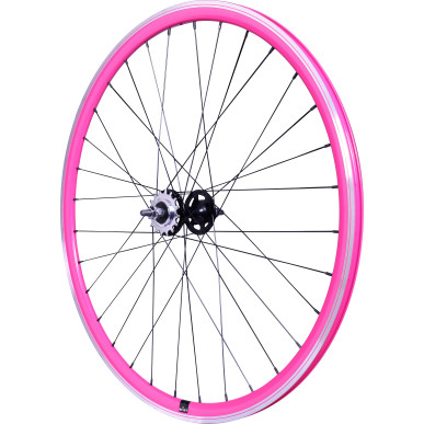 Rear wheel Mach1 550 Pink - Velox Track Flip/Flop - Nuts