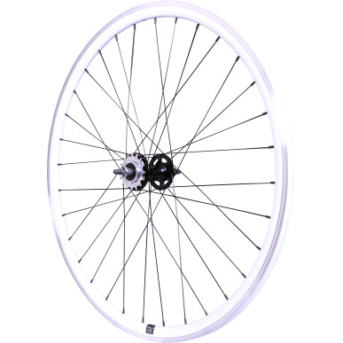 Rear wheel Mach1 550 White - Velox Track Flip/Flop - Nuts