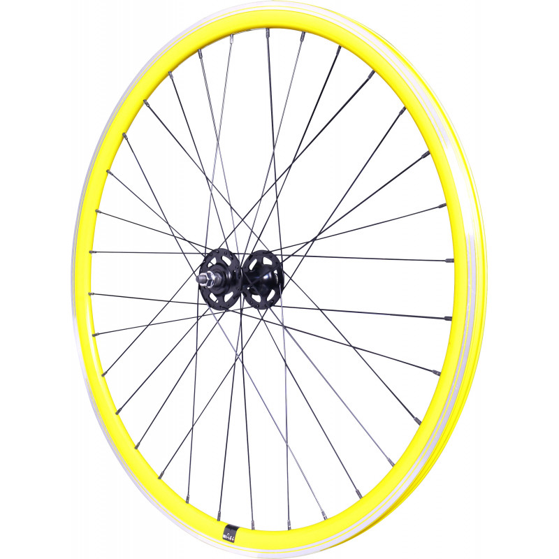 Front wheel Mach1 550 Yellow - Velox Track - Nuts