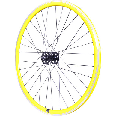 Front wheel Mach1 550 Yellow - Velox Track - Nuts