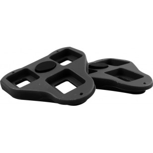 Schuhplatten Velox kompatibel mit Look Delta Pedalen - Schwarz 0° (Paar)