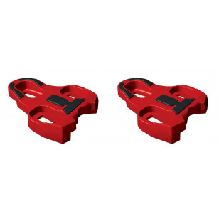 Calas Velox compatibles con pedales Look Keo - Rojo 9° (par)