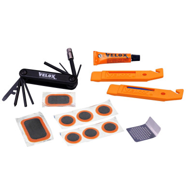 Repair kit Velox - Complete with tyre levers and multi-tool