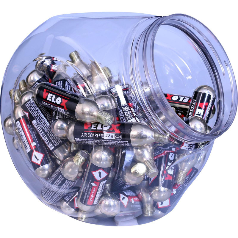 CO2 cartridge Velox - 12g (jar of 50) CO2 cartridge Velox - 12g (jar of 50)