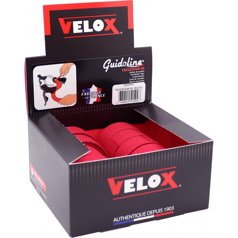 Guidoline Velox Tressostar 90 - Rouge Flamme (Présentoir x10) Velox G900 Guidoline®