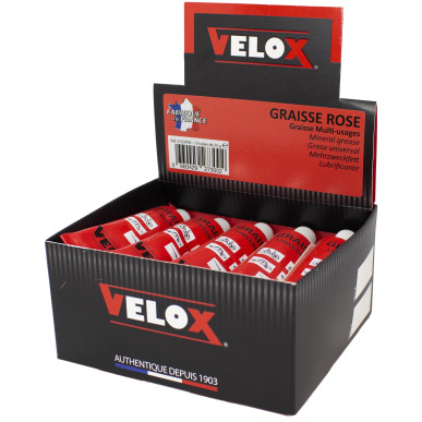 Velox universal pink grease, display box of 10 × 25 g tubes