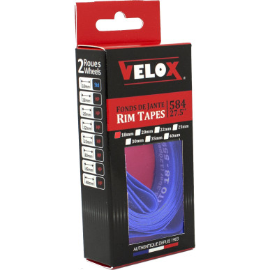 Rim tape PVC Velox - MTB 27.5" - 18mm (pair)