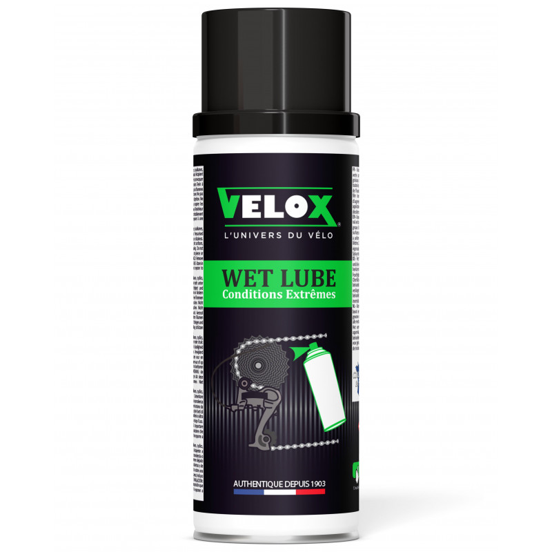 Lubrifiant Chaine Velox WET LUBE - Conditions Extrêmes - 200ml Velox E200 Entretien