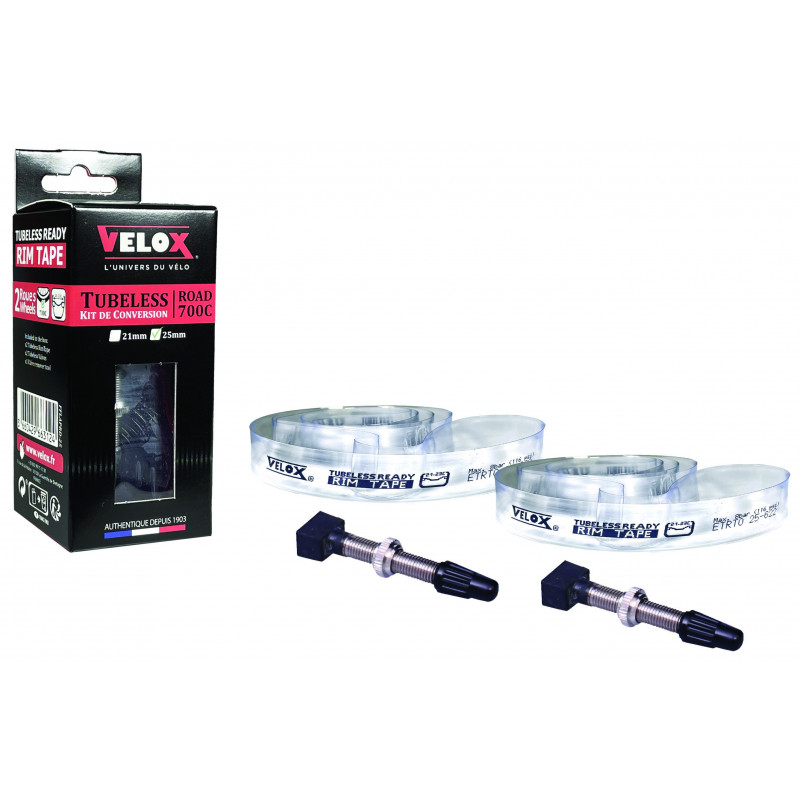 Conversion kit Tubeless Velox Road 700C (pair)
