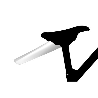Rear mudguard Velox - White