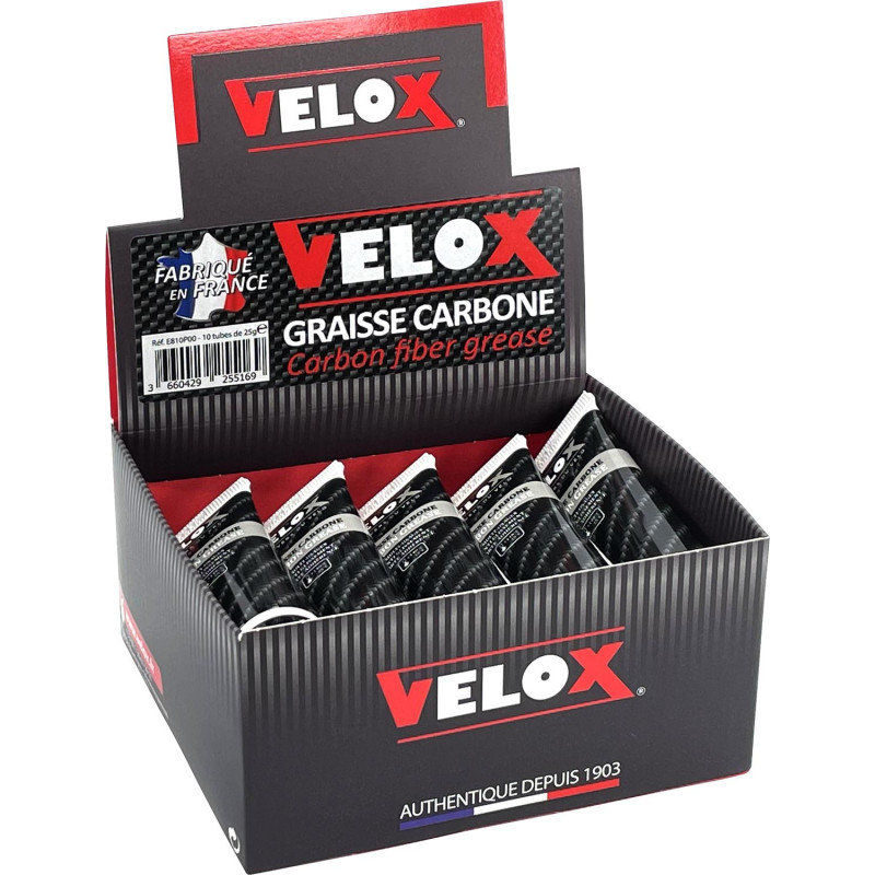 Velox carbon assembly paste, display box of 10 × 25 g tubes Velox carbon assembly paste, display box of 10 × 25 g tubes