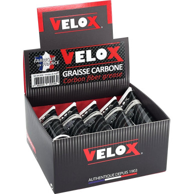 Velox carbon assembly paste, display box of 10 × 25 g tubes