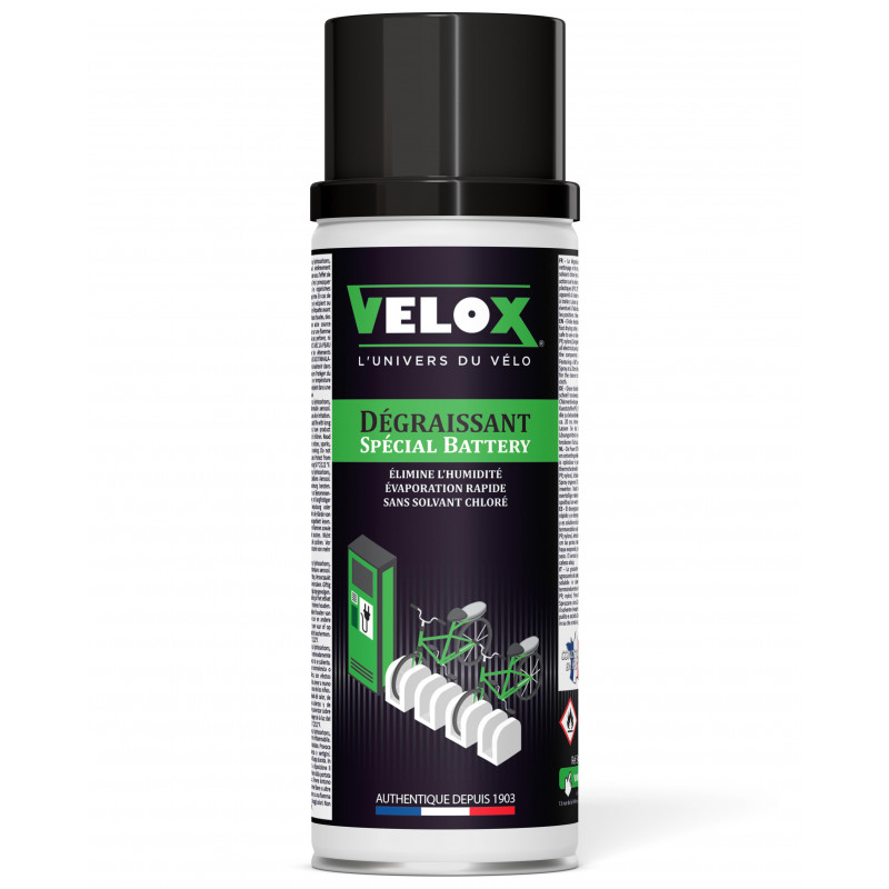 Nettoyant Diélectrique Velox pour batterie VAE - 400ml Velox E400 Entretien