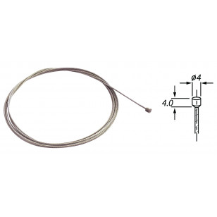 Câble de dérailleur pré-étiré Simplex / Gripshift - Inox (Boite de 25) Velox 103 Câbles de dérailleur vélo