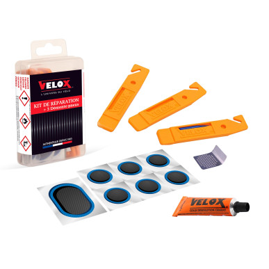 Repair kit Velox Reinforced - Trekking/MTB with tyre levers