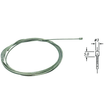 Carburettor cable Velox MBK - Galvanised (box of 25)