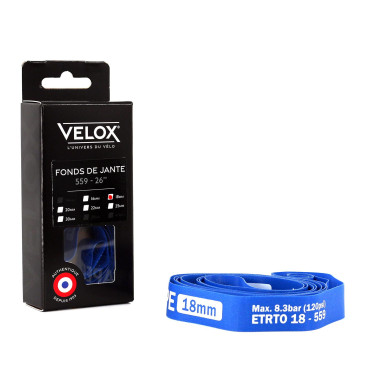 Rim tape nylon/PVC Velox - MTB 26" - 18mm (pair)