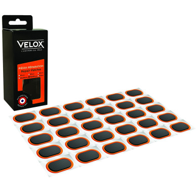 Set of 50 repair patches Velox ø32x50mm