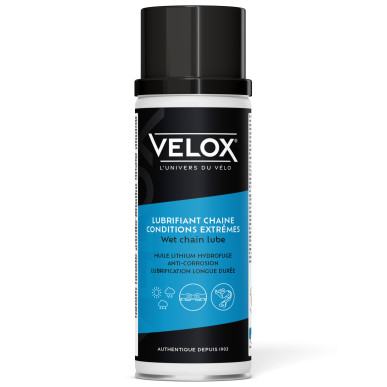 Velox Wet Lube chain lube with lithium, 200 ml aerosol