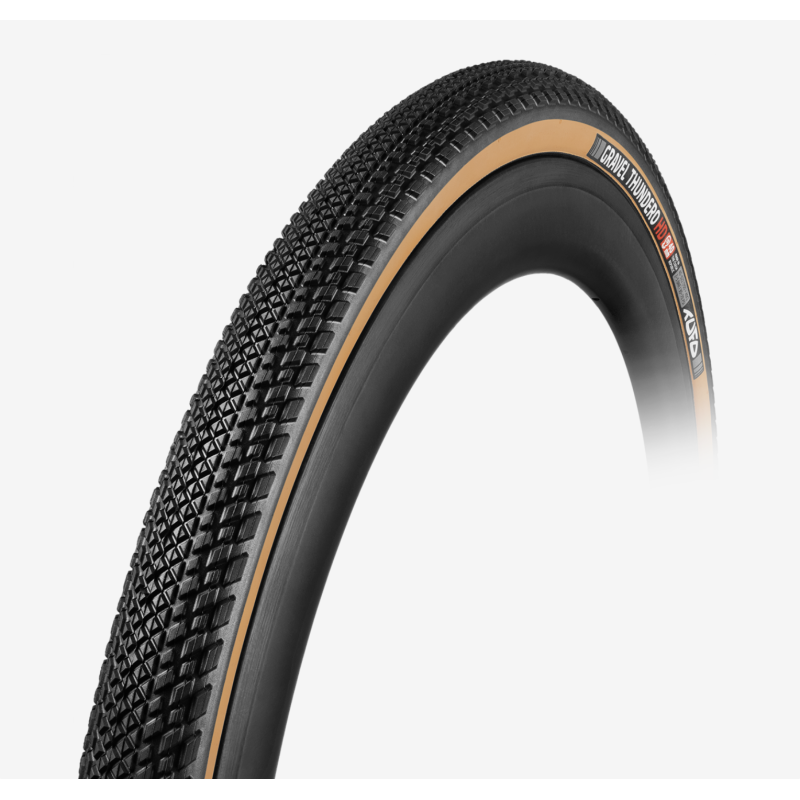 Tyre Tufo Gravel Thundero HD 48mm - Black/Beige Tyre Tufo Gravel Thundero HD 48mm - Black/Beige
