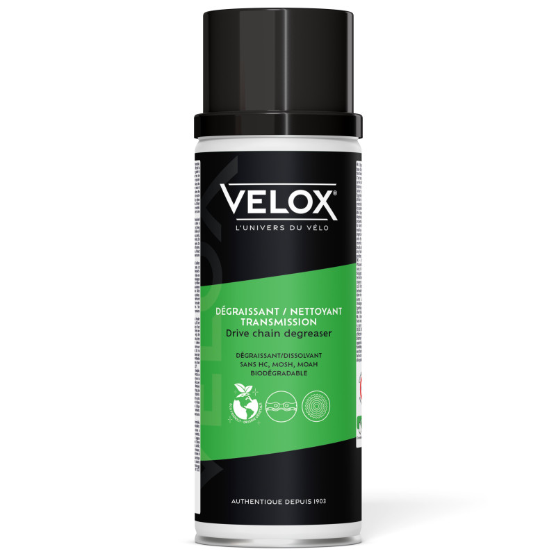 Velox bio cassette and chain degreaser, 400 ml aerosol Velox bio cassette and chain degreaser, 400 ml aerosol