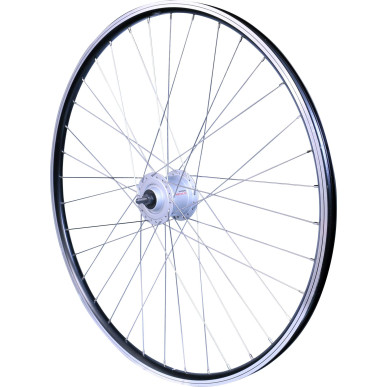 Front wheel Mach1 ER-10 Black - 20" - Shimano Dynamo DH C3000 2.4W - Nuts