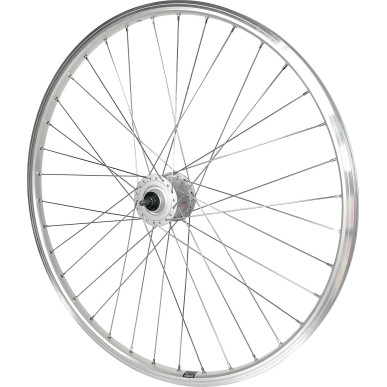 Front wheel Mach1 M260 Silver - 28" - Shimano Dynamo DH C3000 3W - Nuts