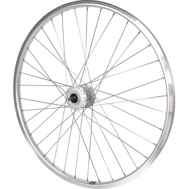 Front wheel Mach1 M260 Silver - 28" - Shimano Dynamo DH C3000 2.4W - Nuts