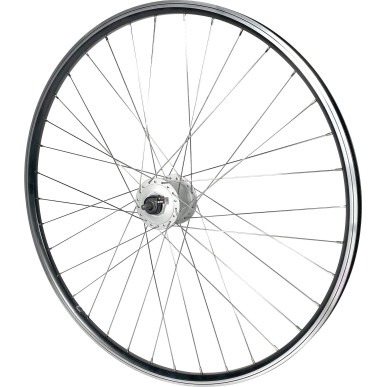 Front wheel Mach1 ER-10 Black - 28" - Shimano Dynamo DH C3000 2.4W - Nuts