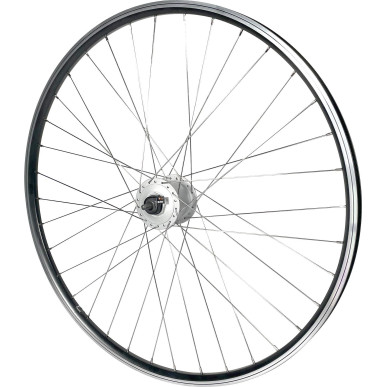 Front wheel Mach1 ER-10 Black - 26" - Shimano Dynamo DH C3000 3W - Nuts