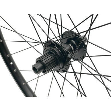 Rear wheel Ryde Rival 26 Black - 29" - Shimano TC500 Boost CenterLock TX12/148 K7 Microspline 12V