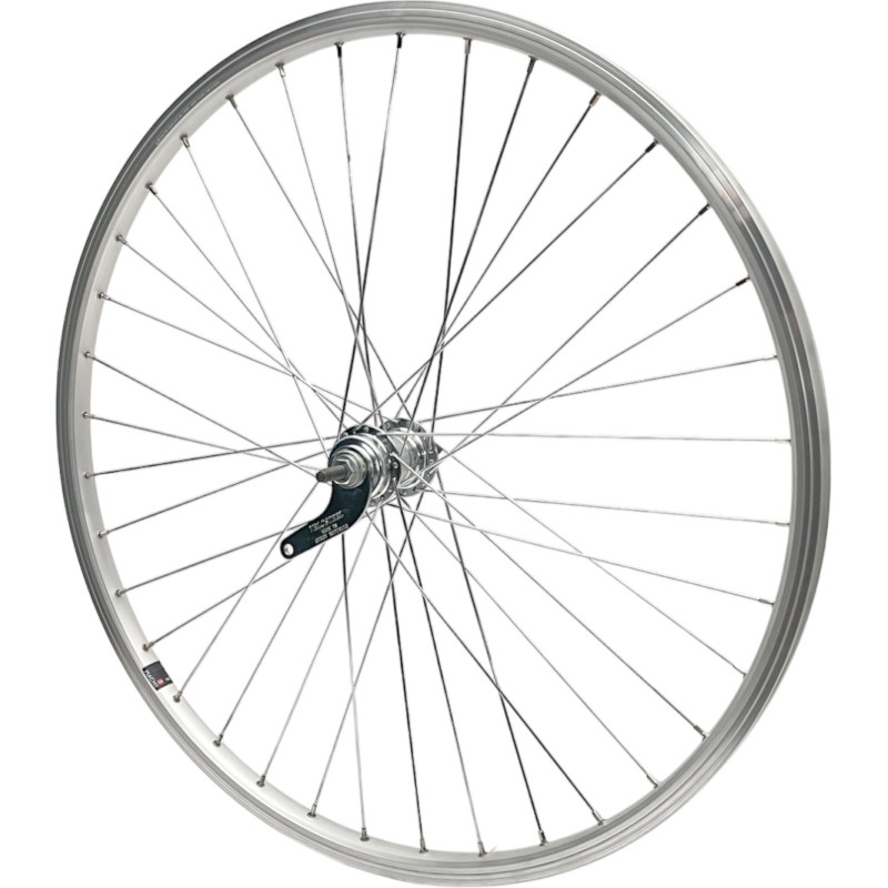 Rear wheel Mach1 M260 Silver - 28" - Velosteel Coaster brake 18T - Nuts Rear wheel Mach1 M260 Silver - 28" - Velosteel Coaster brake 18T - Nuts