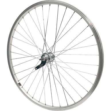 Rear wheel Mach1 M260 Silver - 28" - Velosteel Coaster brake 18T - Nuts