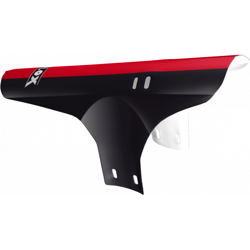 Front MTB mudguard Velox - Black/Red