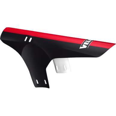 Front MTB mudguard Velox - Black/Red