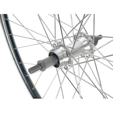 Rear wheel Mach1 ER-10 Black - 28" - Velox Urban RL 5/6/7V - Nuts