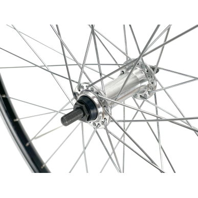 Front wheel Mach1 ER-10 Black - 28" - Velox Urban - Nuts