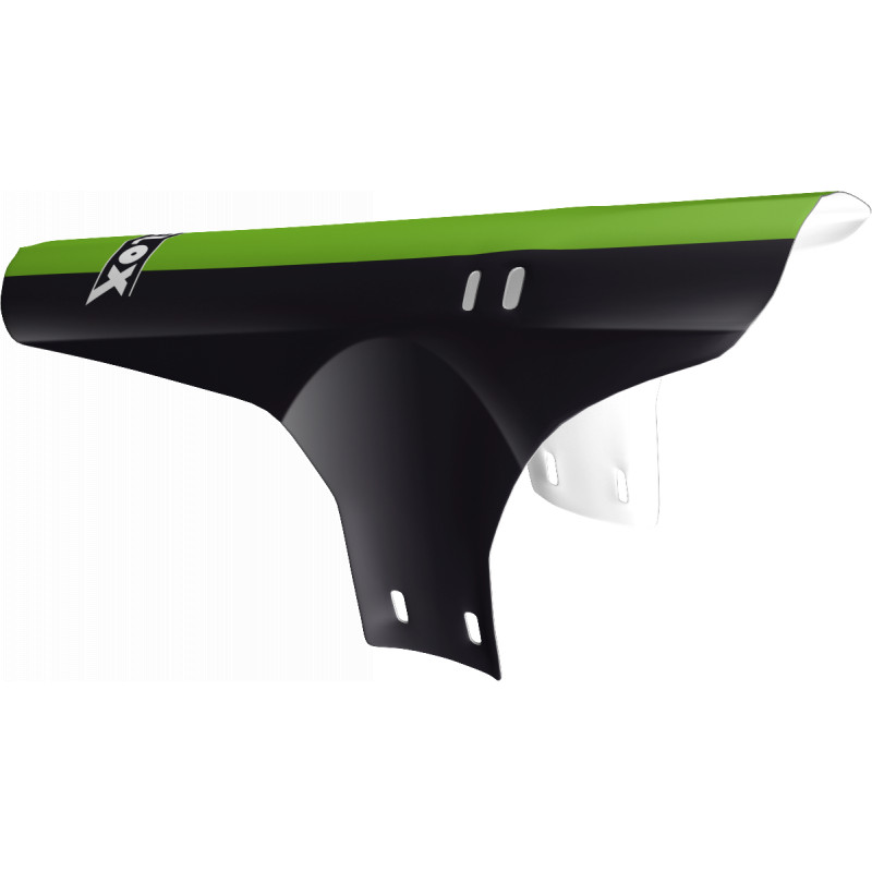 Front MTB mudguard Velox - Black/Green