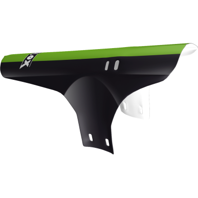 Front MTB mudguard Velox - Black/Green