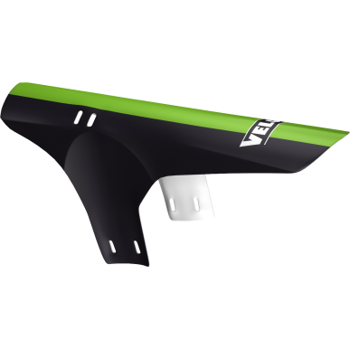 Front MTB mudguard Velox - Black/Green