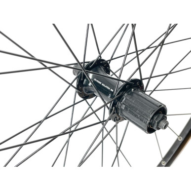 Rear wheel Mach1 Versus Black - Shimano RS300 Sora K7 9/10V - Quick release