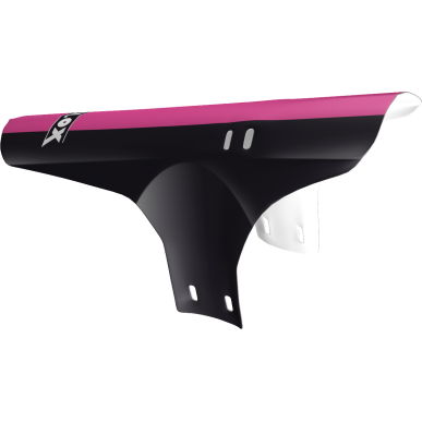 Front MTB mudguard Velox - Black/Pink