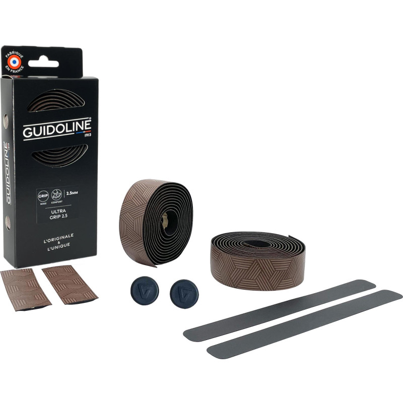 Guidoline® Velox Ultra Grip 2.5 - Brown Gravel Guidoline® Velox Ultra Grip 2.5 - Brown Gravel